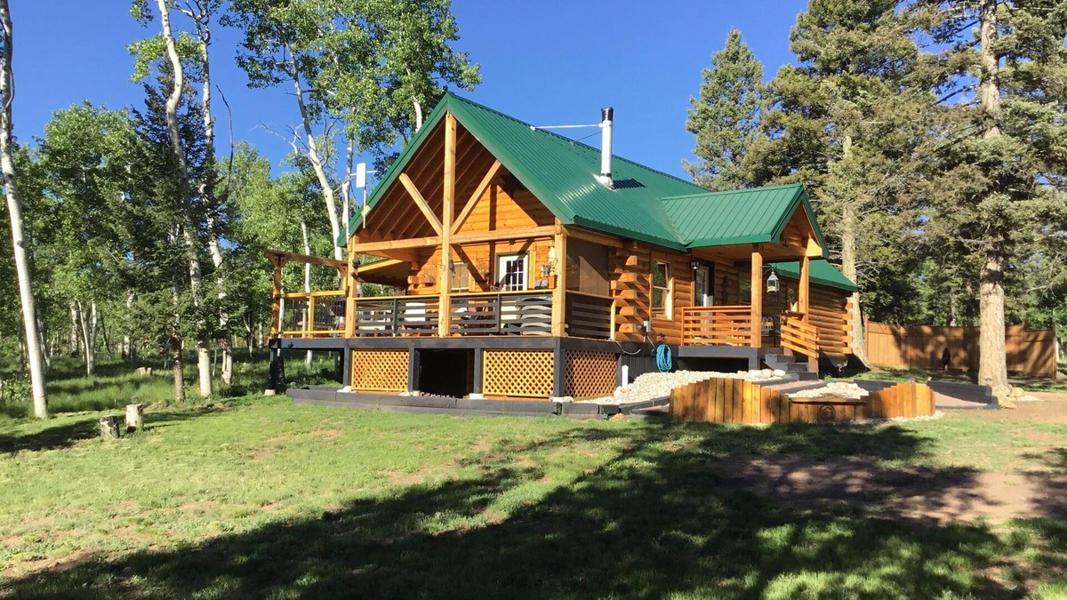 Florissant Cabin | ❤️ Colorado Log Cabin in the Aspens with a Hot Tub
