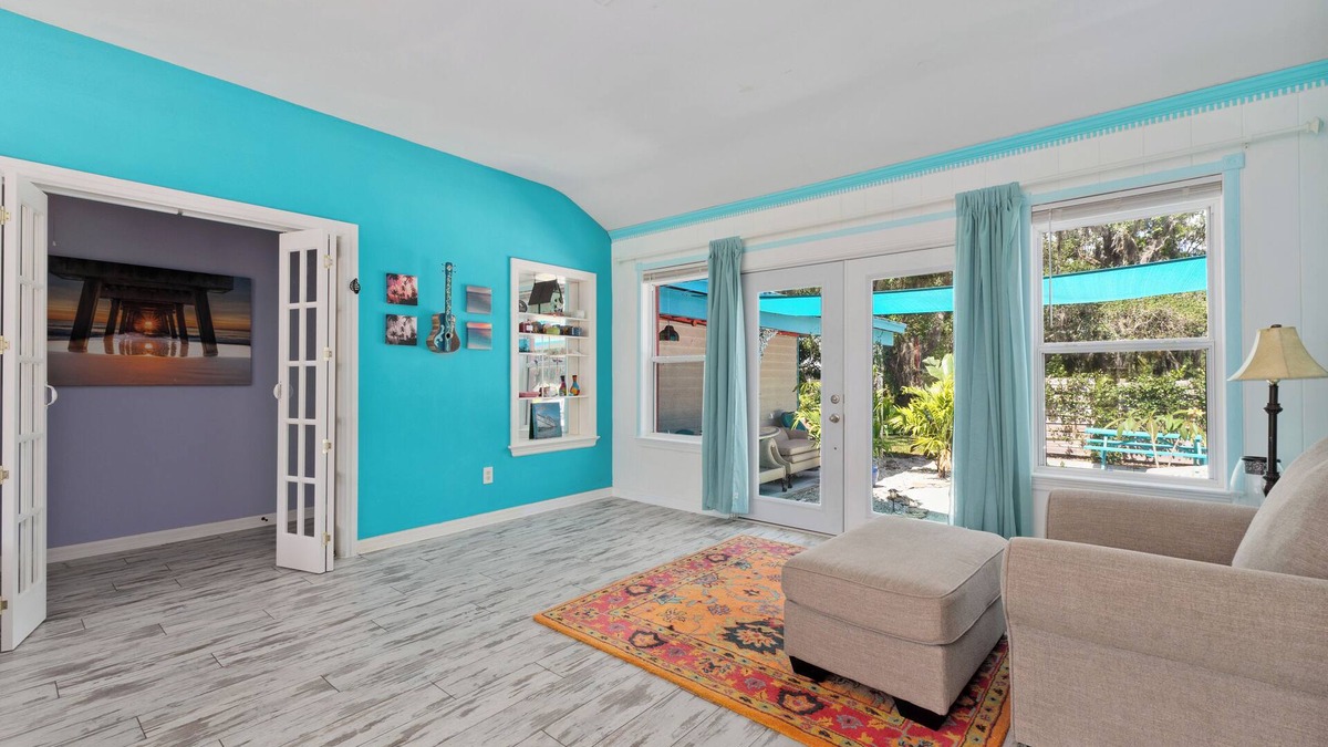Fort Pierce House | Colorful & Spacious Home: Near Downtown & Beaches