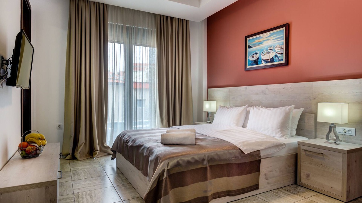 Denovici Apartment | Comfort Double Room with Balcony & Sea View