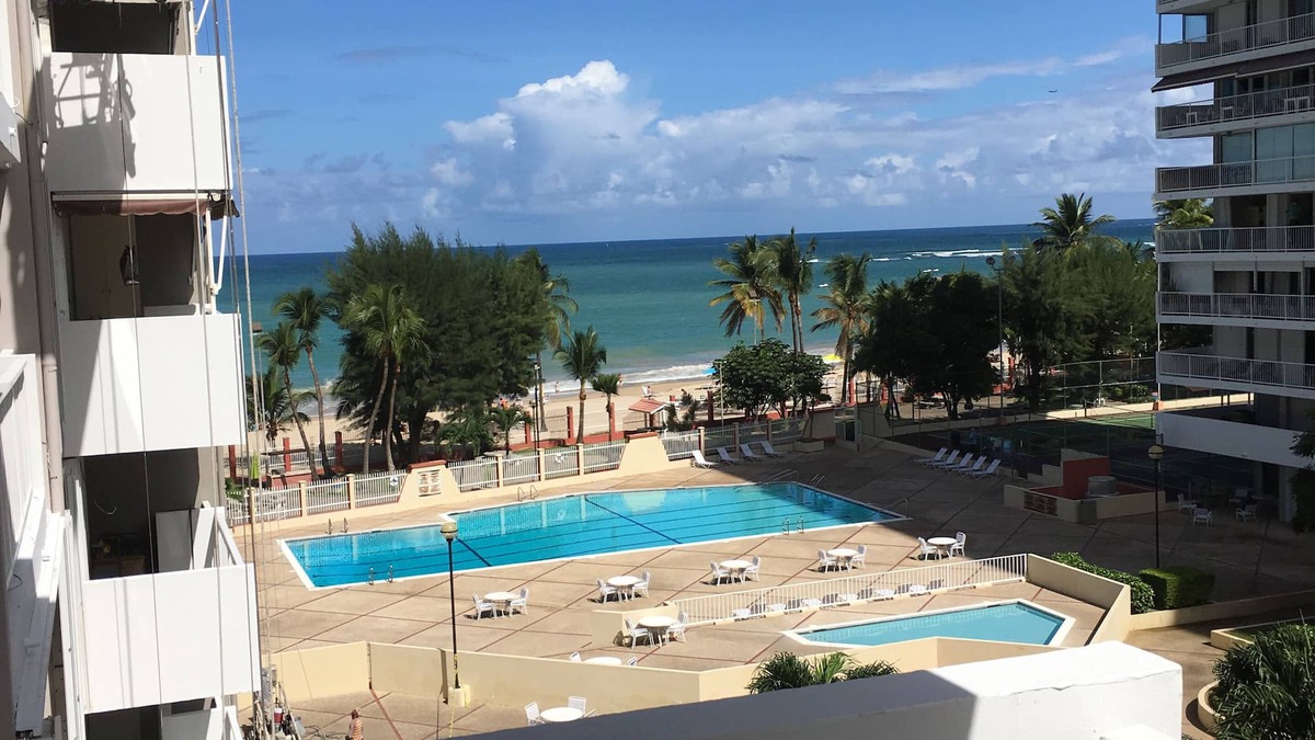 Isla Verde Condo | Comfort in the Caribbean. Beach Front One bedroom Apt . sleeps 5