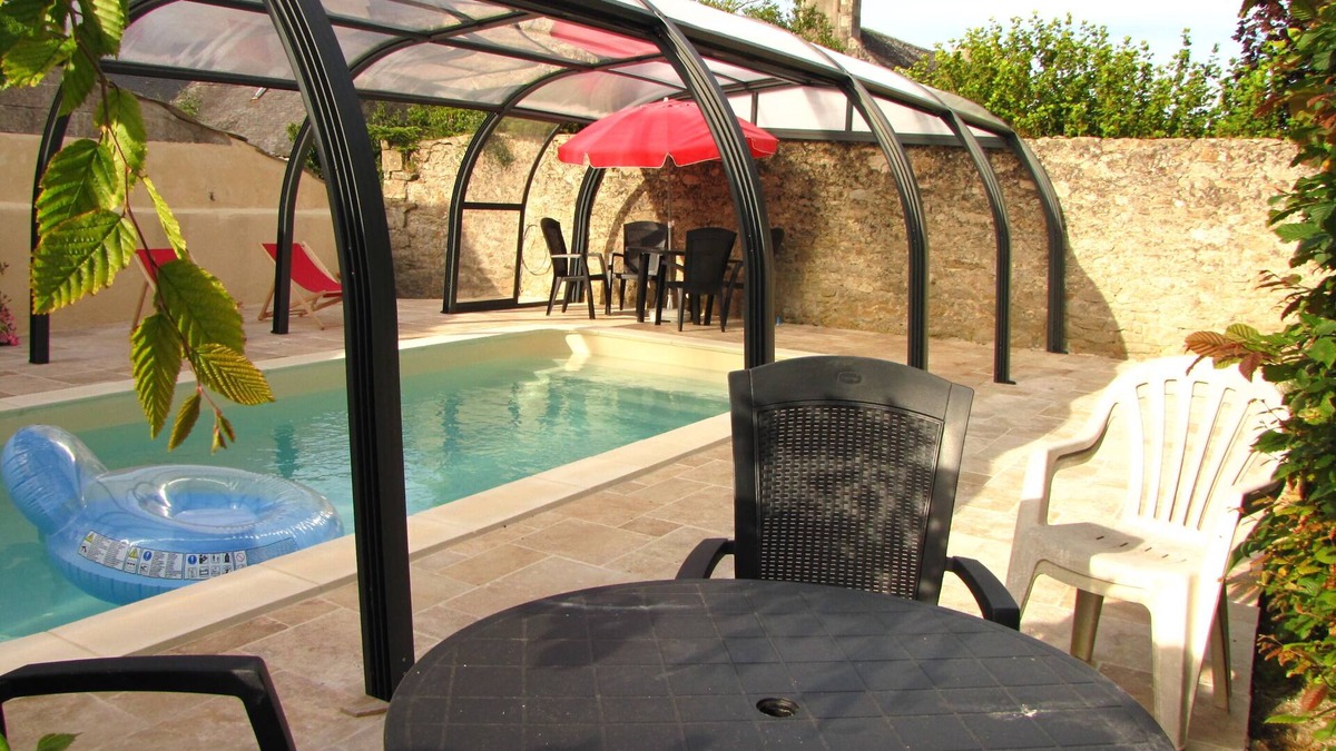 Santec House | comfortable house private indoor heated pool 28 ° C 450m sandy beaches