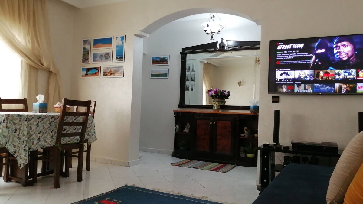 SOUR JDID Apartment | Comfortable, well-equipped holiday apartment near Marina Casablanca.