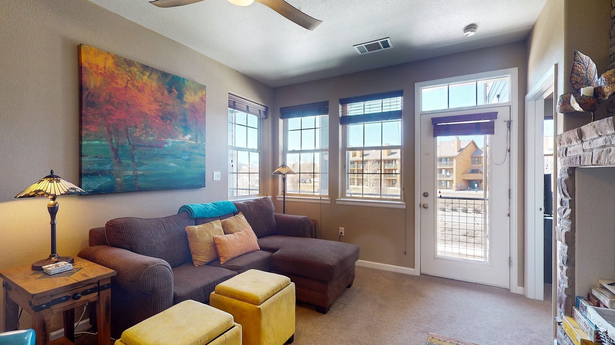 Silvercreek Condo | Comfy dog-friendly condo with hot tub, pool, tennis, firepit & fireplace