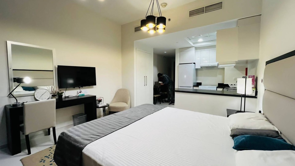 Jumeirah Village Apartment | Comfy Studio JVC Tower 108 3203
