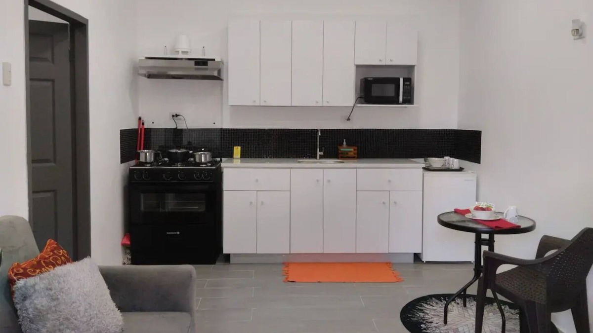 Woodbrook Apartment | Compact modern unit close to entertainment center