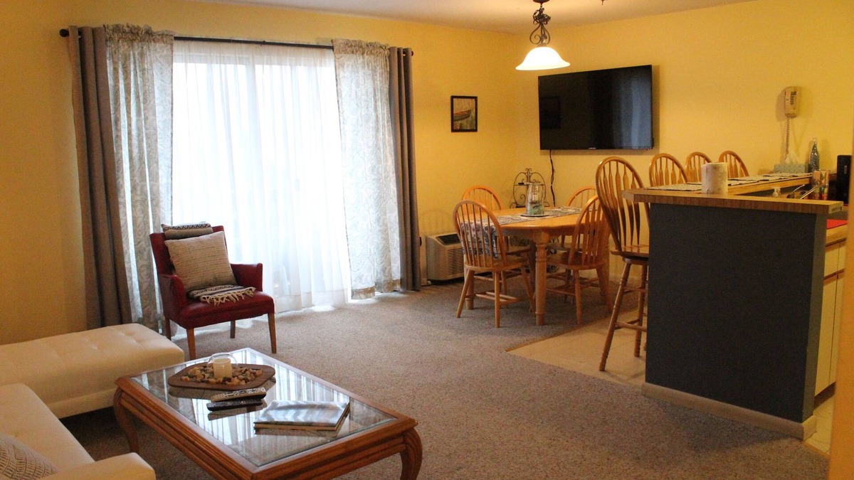 Gilford Condo | Condo at Paugus Bay. Pool area. Near Weirs Bch,Gunstock mtn, NH Bank Pavillion.