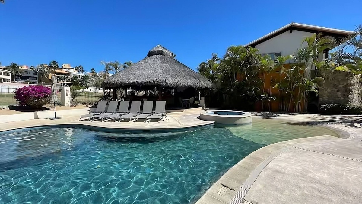 Campo de Golf Fonatur Villa | Condo. Las Quintas, Terraza, Jardín de Paisaje, Zona de Hoteles, Campo de Golf