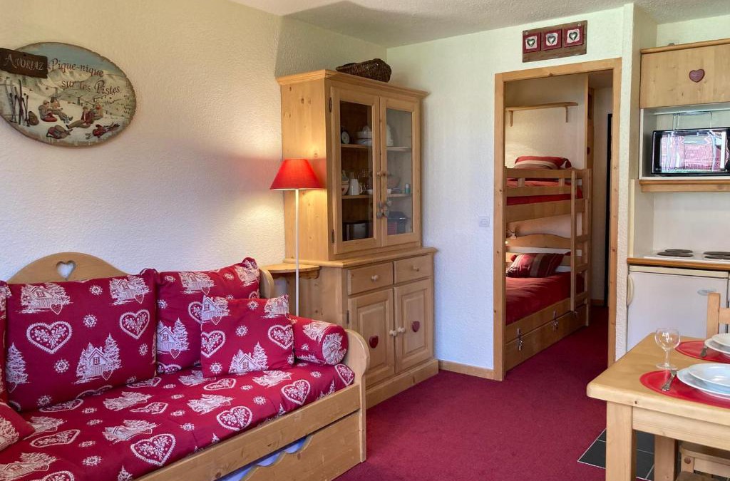 Avoriaz Apartment | Confortable Studio Cabine Montagne, Balcon Nord, Skis aux Pieds, Proche Centre Morzine - FR-1-634-68
