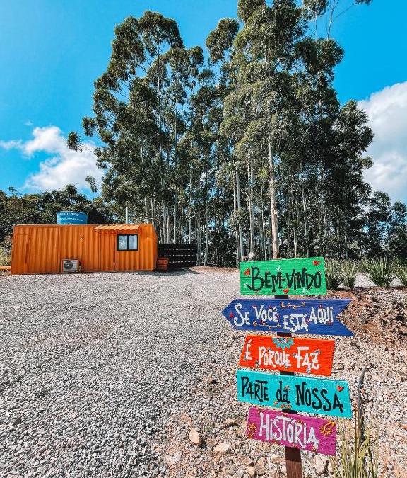 Flores da Cunha House | Container ABOBORA na natureza da Serra Gaúcha