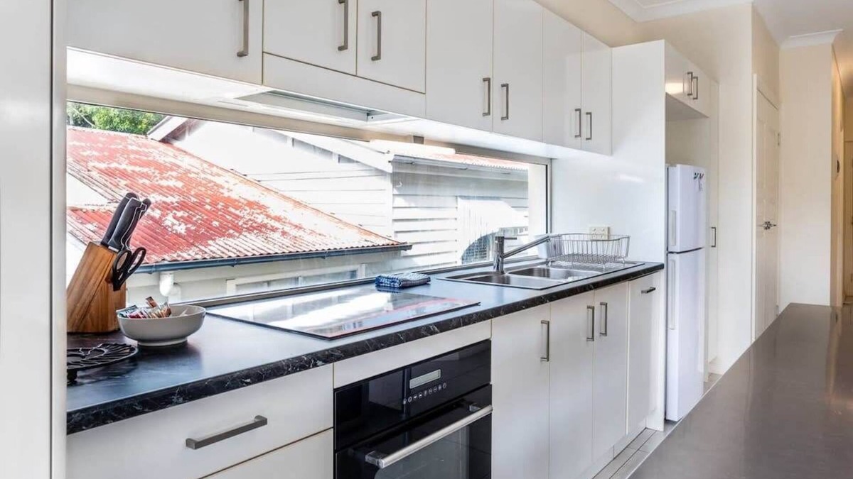 Ashgrove Apartment | Contemporary 2BR Escape: Upper-Level Sanctuary
