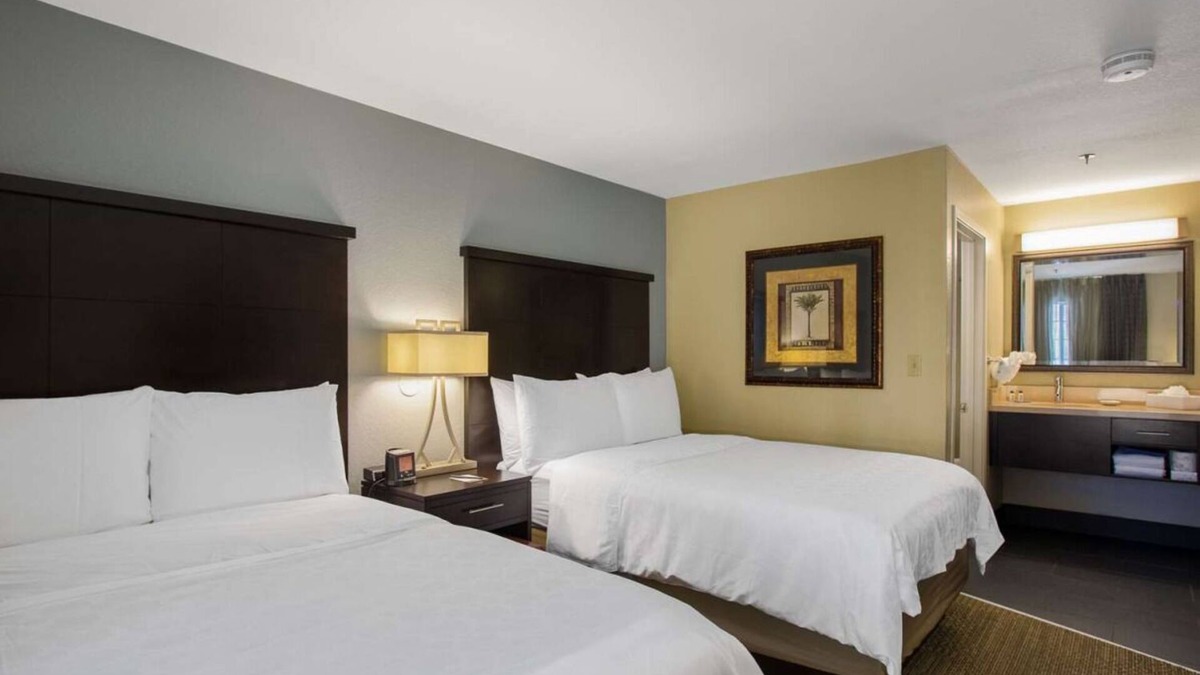 Florida Central Atlantic Coast Hotel | Convenient 2BR Suite with Full Kitchen, Pool, Close To Disney's Boardwalk!