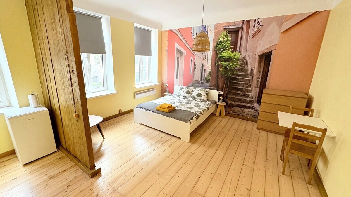 Grizinkalns Apartment | Convenient and Newly Renovated Studio w/Free Parking