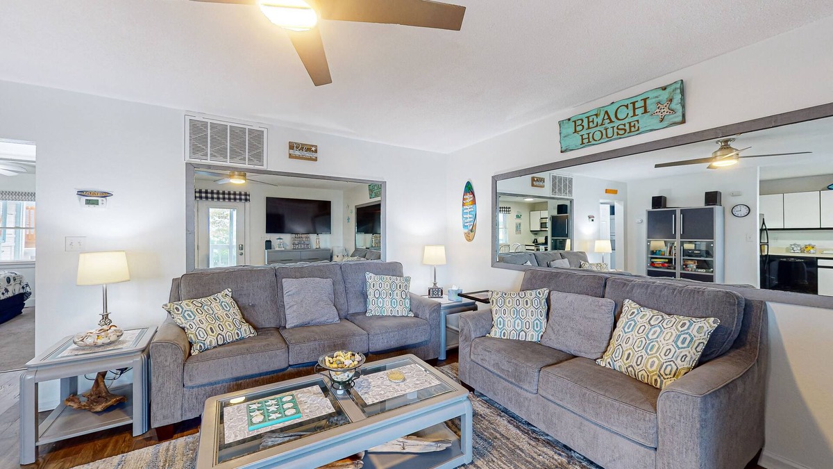 Caine Woods Condo | Convenient first-floor condo with a fully stocked kitchen, WiFi & a private deck