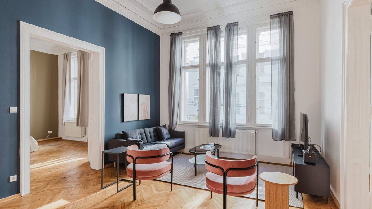 Neubau Apartment | Cool Neubau 3BR, Furniture, Decor & Kitchen, by Blueground