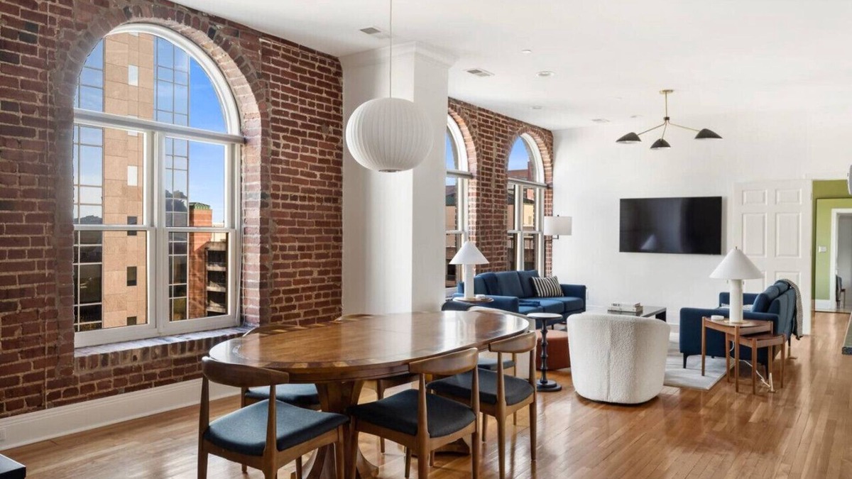 Downtown Louisville Condo | Corner Penthouse at the Historic Levy Building