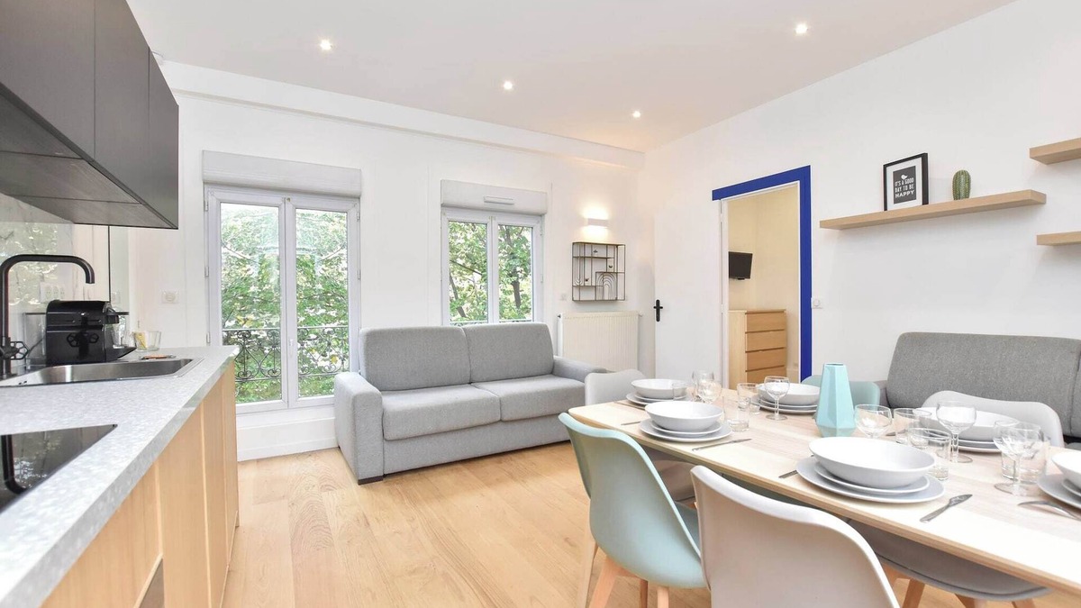 Saint-Fargeau Apartment | Cosy apartment - 1BR/6P - Place Saint Fargeau