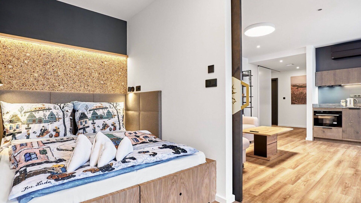 Abertamy Apartment | Cosy apartment for 6 people with A/C, WIFI, TV and patio