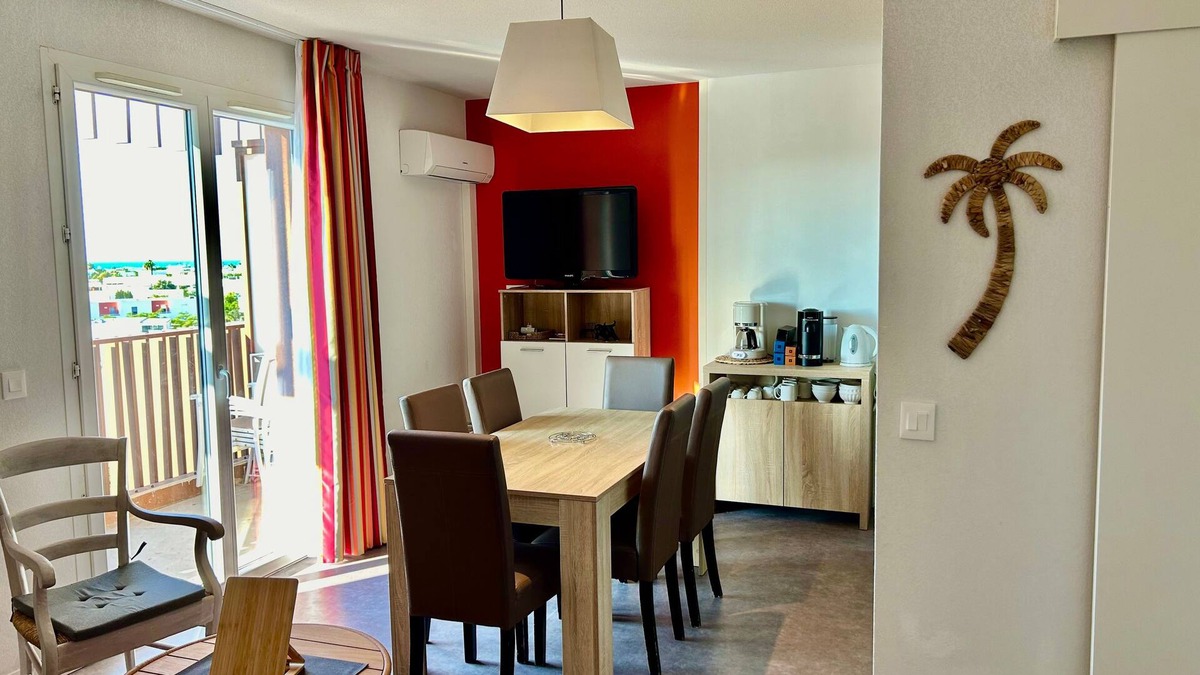 Sete Apartment | Cosy Plage - Appt climatisé avec piscine partagée