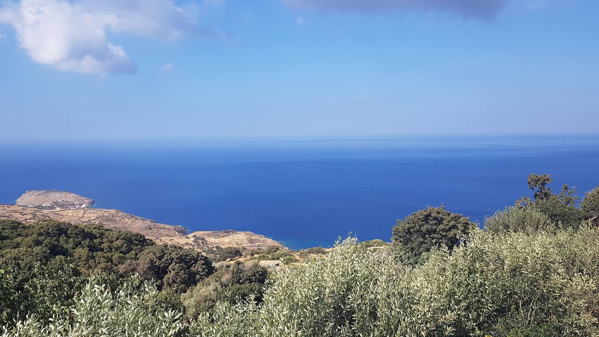 Kato Aprovatou Apartment | Cosy studio with stanning sea view