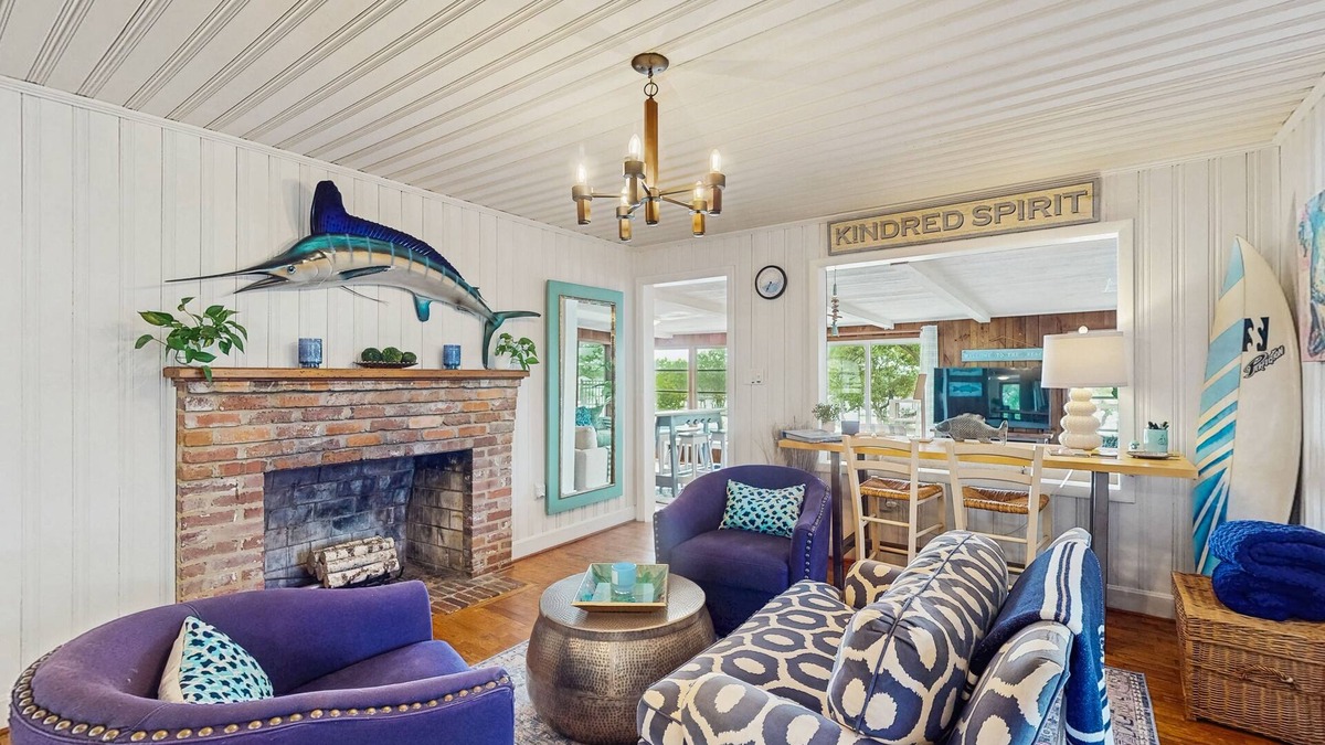 Sunset Beach House | Cottage on intercoastal waterway with private pool, hot tub and large dock