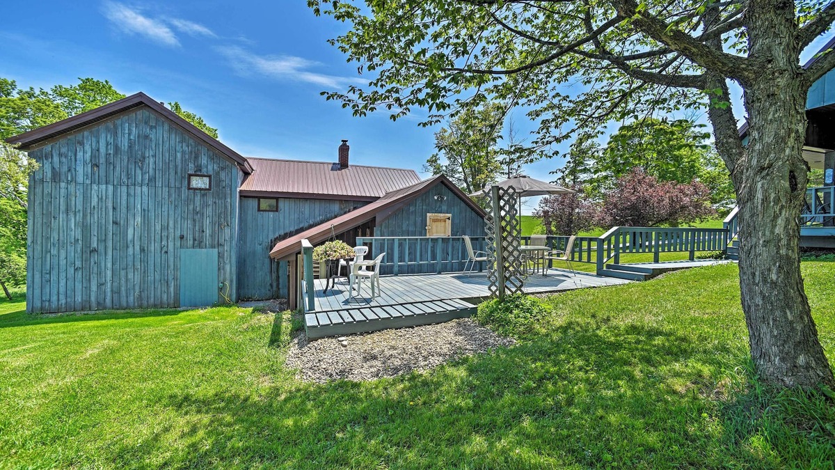 Richfield Springs House | Country Escape w/Sauna, 10 Mi to Cooperstown