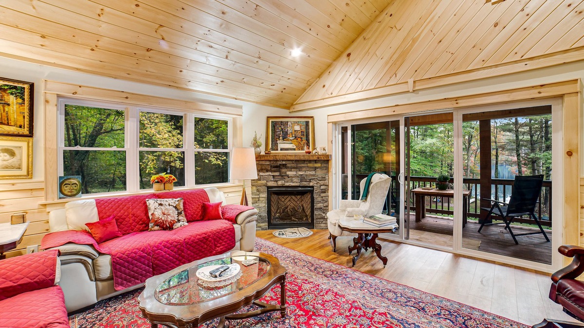 Adirondack House | Country Getaway W/Free WiFi, Gas Fireplace, Deck, Lake View & Washer/Dryer