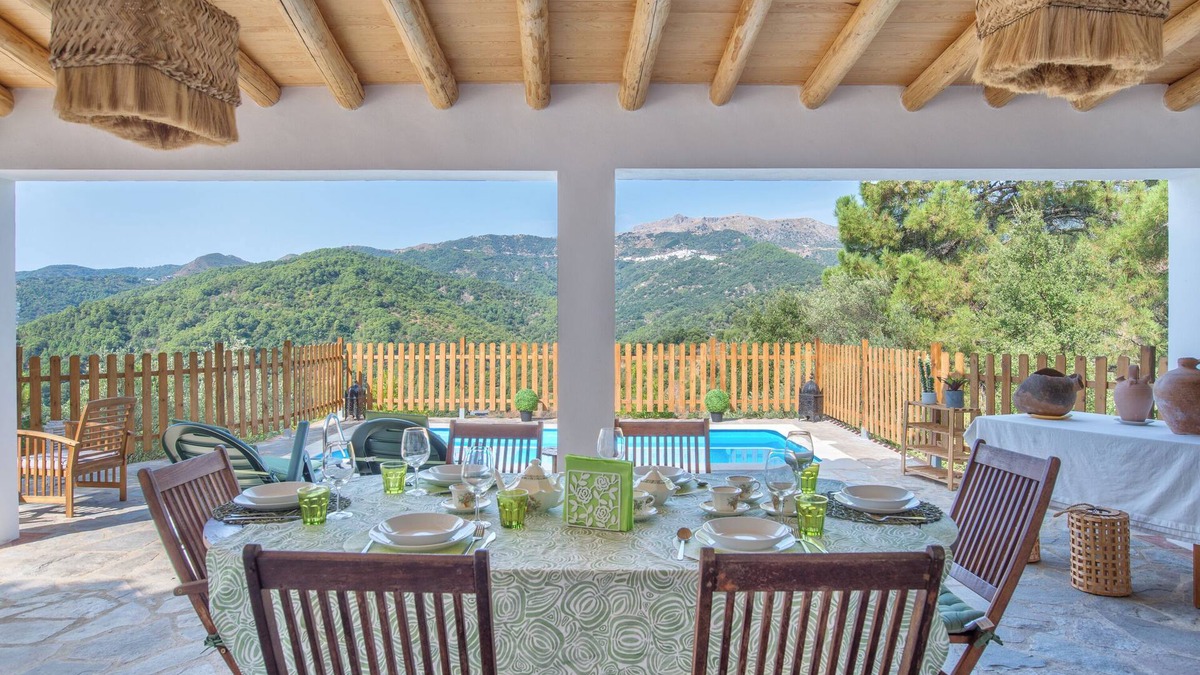 Jubrique House | Country House "Casa Rural Monte Dios" in the Mountains with Pool and BBQ