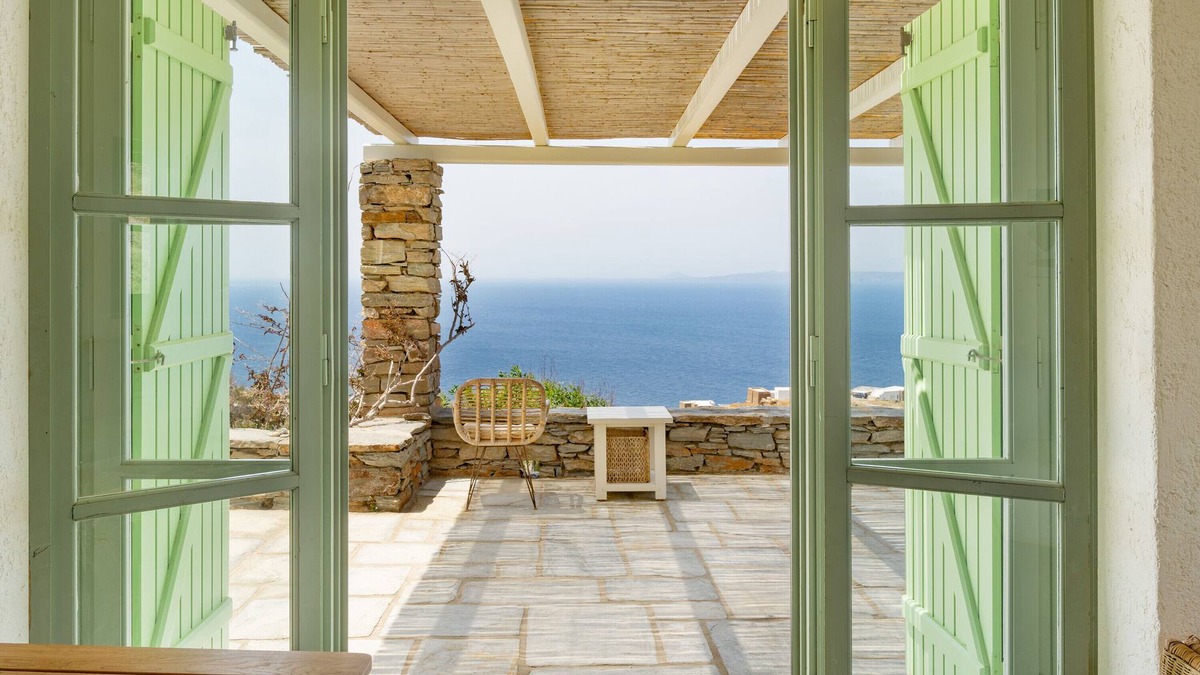 Kea House | Country House 'Casa Xyla-sunset View Villa' with Sea View, Wi-Fi and Air Conditioning