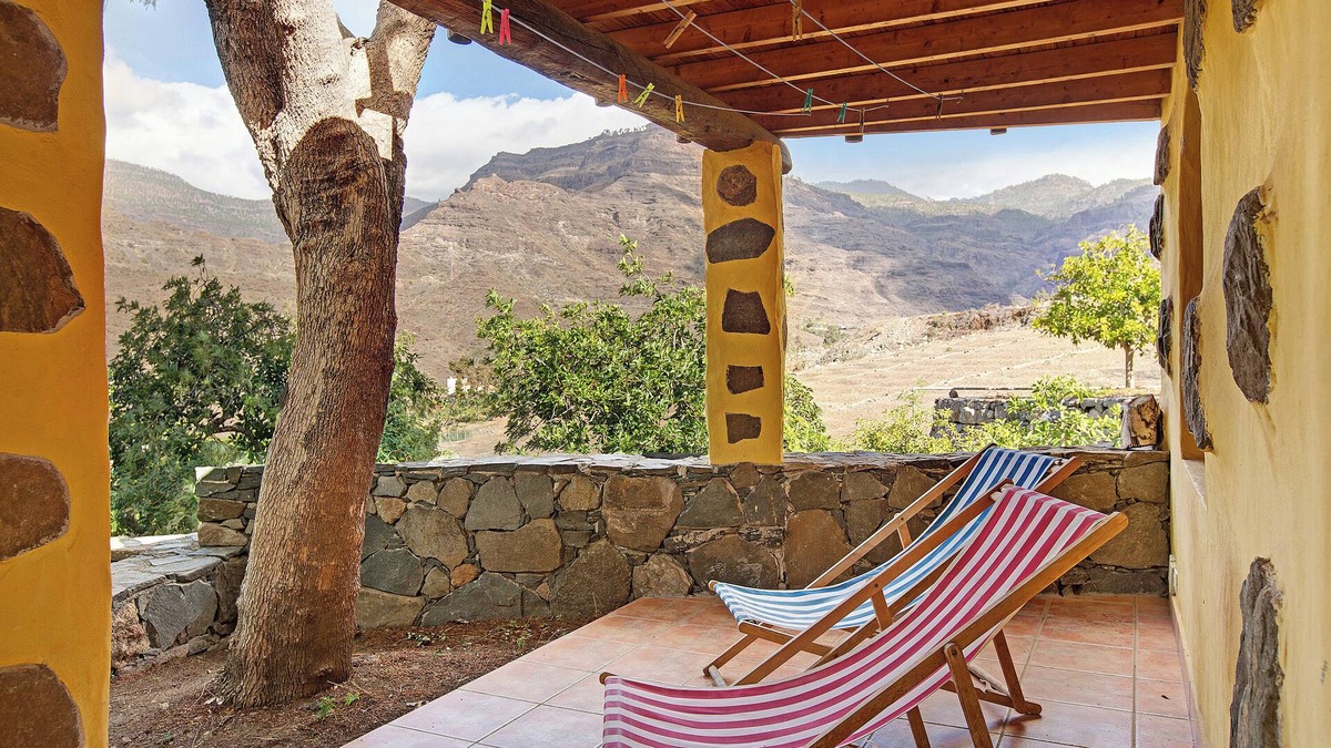 Mogan Villa | Country House "Finca Los Dioses" in the Heart of Nature with Mountain View, Garden & Terrace