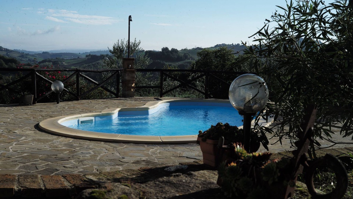 Montelparo House | Country Villa With Private Pool, Shaded Verandah And Elevated Panoramic Views