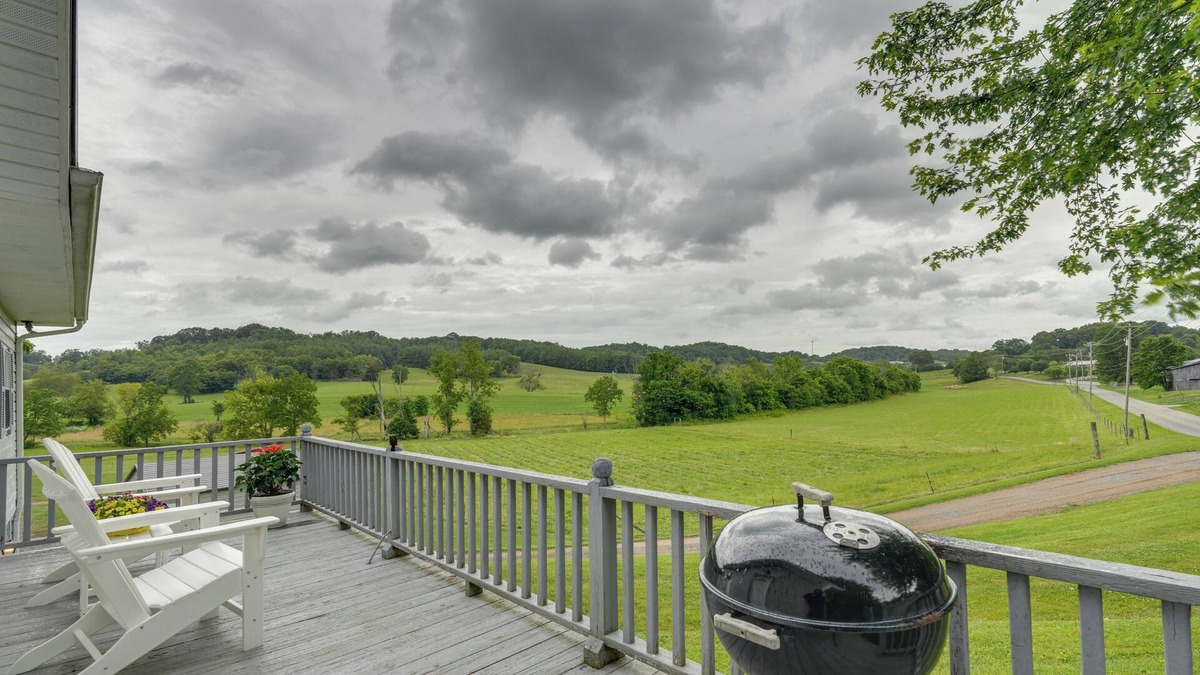 Greeneville House | Countryside Hideaway in Greeneville w/Fire Pit!