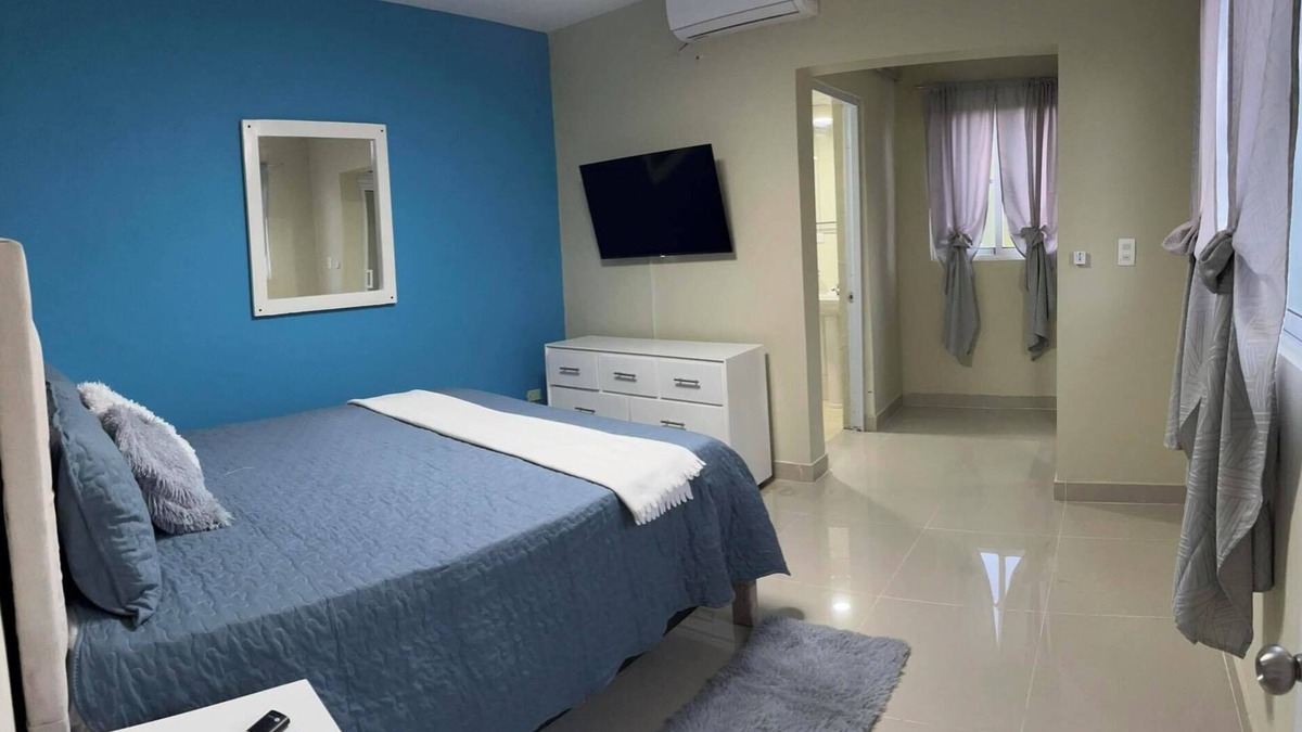 Lope De Vega Condo | Cozy 1-bedroom condo in amazing Andrés with WIFI , AC ,pool and ocean view