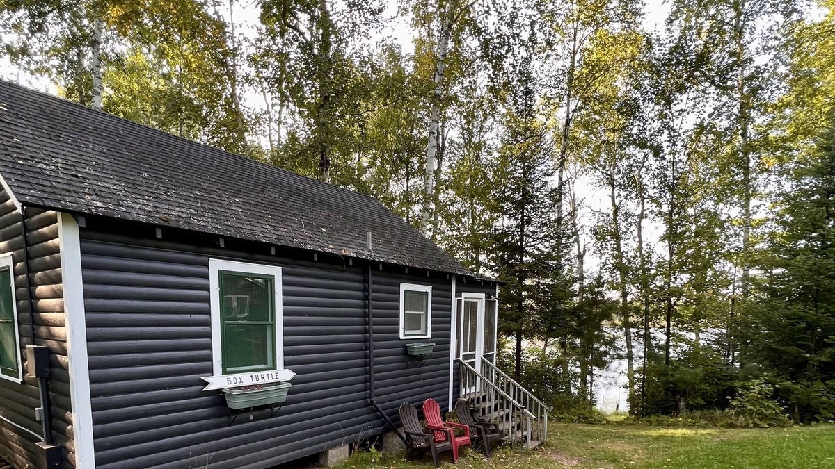 Iron County Cabin | Cozy 2 Bedroom Lakefront Cabin Turtle Point Outpost|Box Turtle