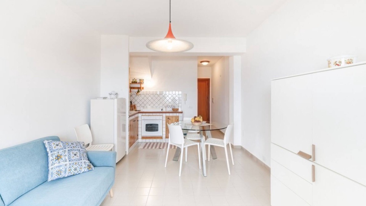 Casa Santa Apartment | Cozy apartment of about 55 square meters, organized on two levels, able to comfortably accommodate up to 4 people, located on the third floor of a building with lift (4 steps to access it). The accommodation is located inside the Erice Beach Residence, w