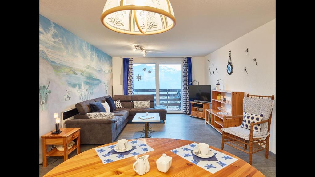 Emmetten Apartment | Cozy apartment with lake view for 6 guests