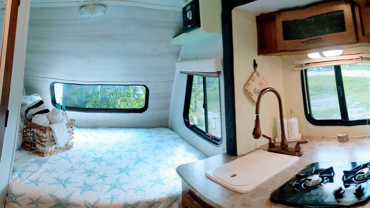 Cypress Lake House | Cozy camper living in a prime location