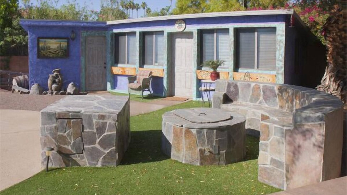 Palm Desert Cottage | COZY CASITA - your huge, exclusive private backyard w/pool, jacuzzi & fire pit