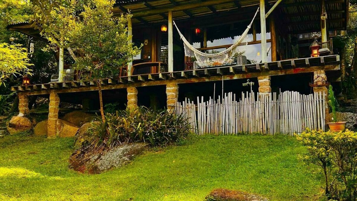 Monte Verde Cabin | Cozy Eco House in the middle of the Atlantic Forest of Florianópolis