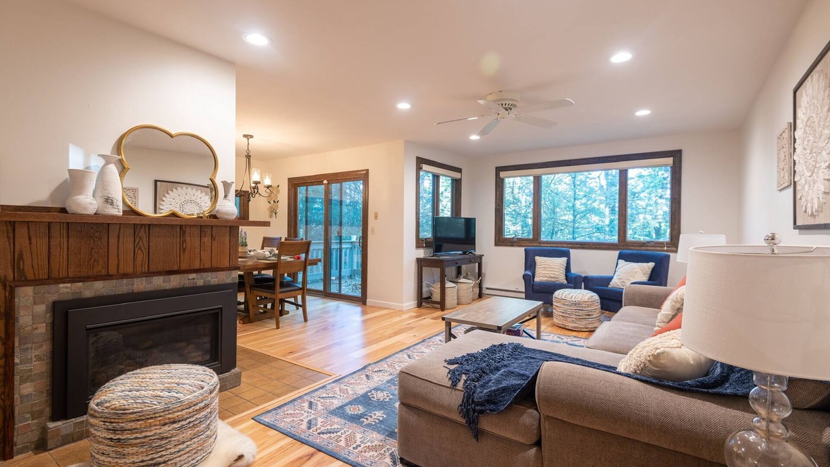 Torrington House | Cozy Fall and ski rental nestled in a gated community in the woods.