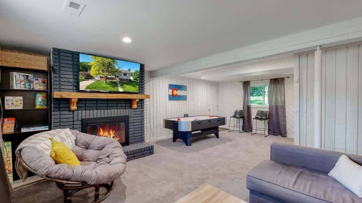 Castlewood House | Cozy Four Bedroom Family Retreat with Yard and Air Hockey