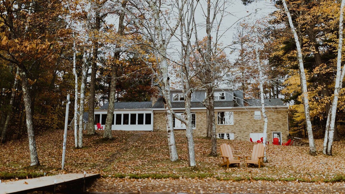 Manitowish Waters House | Cozy In Brick House | Spacious, Lake, Fireplaces