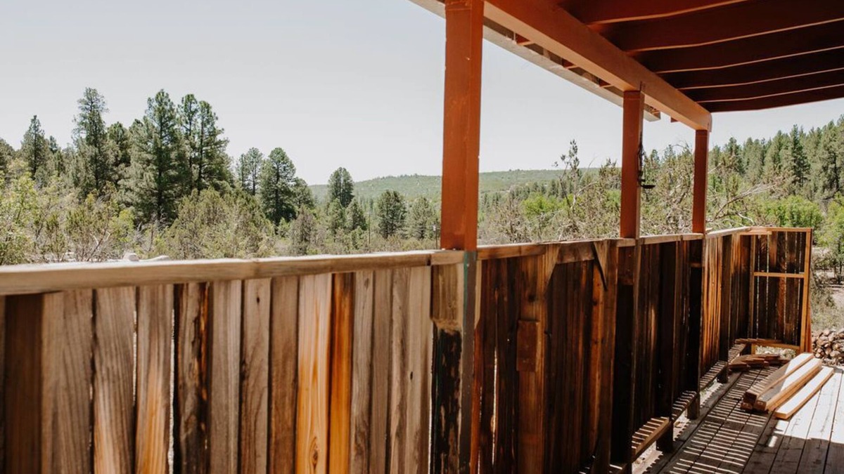 McIntosh Cabin | Cozy mountain duplex cabin at The Ranch Retreat in Cibola National Forest !