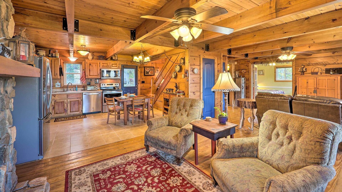 Cana Cabin | Cozy Mountain-Top VA Cabin: Hike, Bike, Fish, Etc.