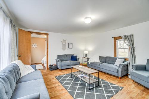 Geneva House | Cozy New York Farmhouse with Porch, Grill and Fire Pit