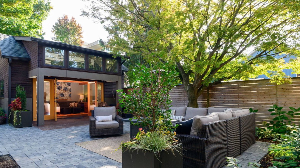Old Ballard House | Cozy, Private Little House in Ballard - large patio, fire pit and seating
