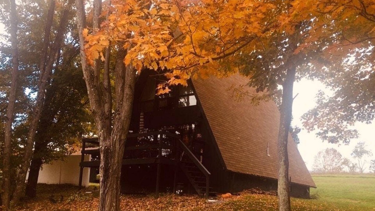 Johnsonville House | Cozy Rustic Cabin In The Hamlet Of Shushan NY. with incredible views