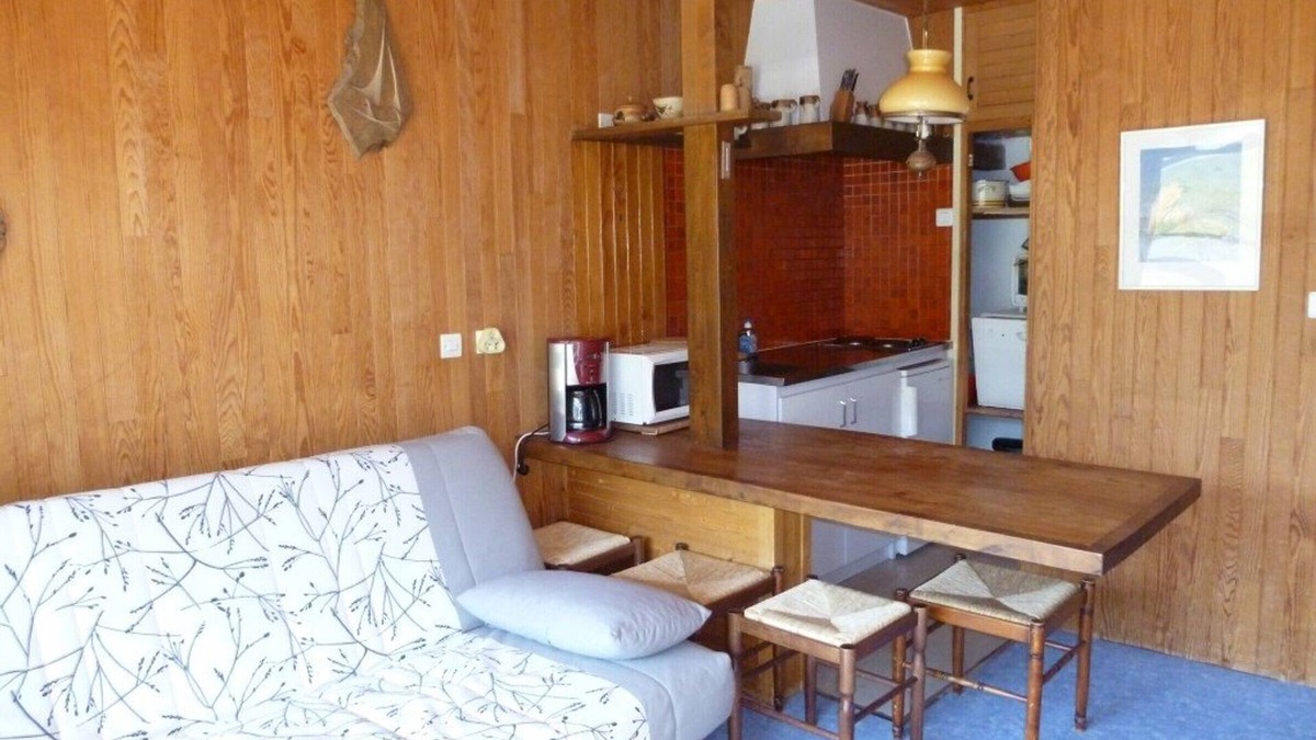 Arette Apartment | Cozy studio 4 pers, direct piste access, balcony, ski locker