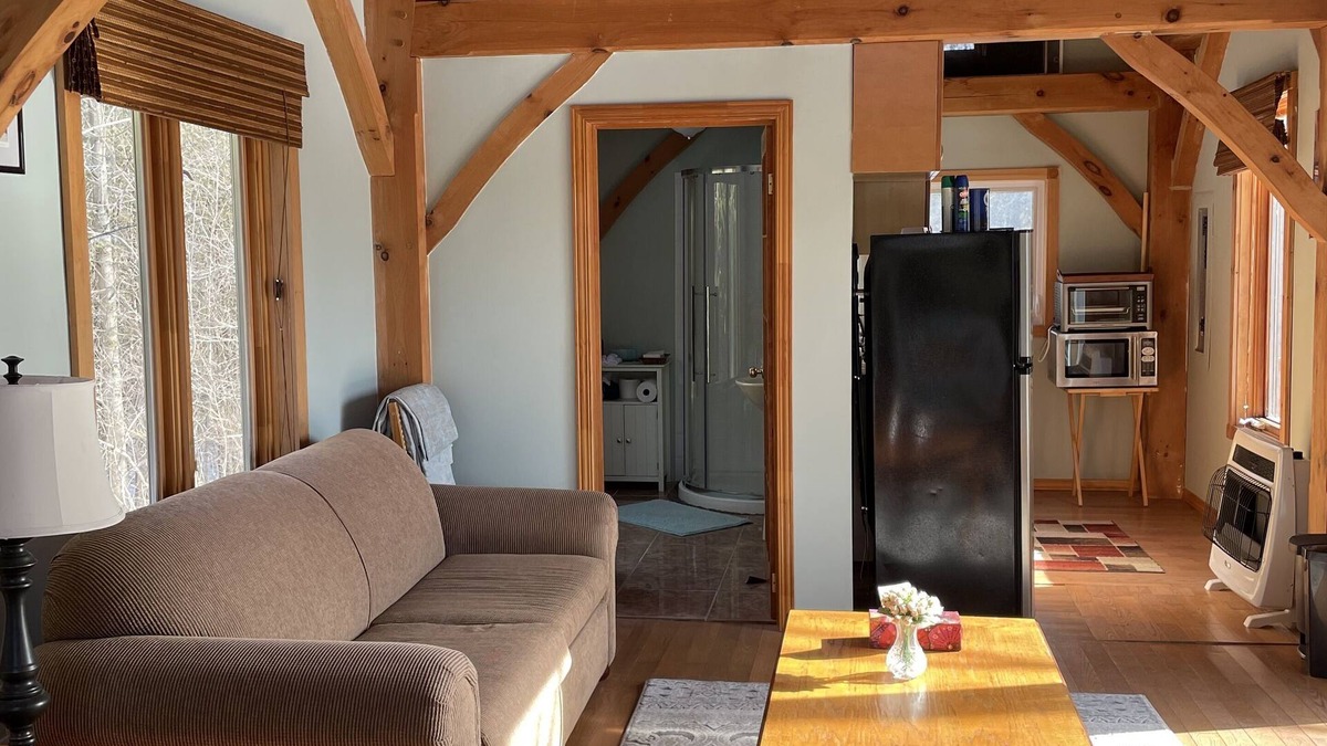 Markdale Cottage | Cozy Timberwood cottage on 75 acres of privacy.