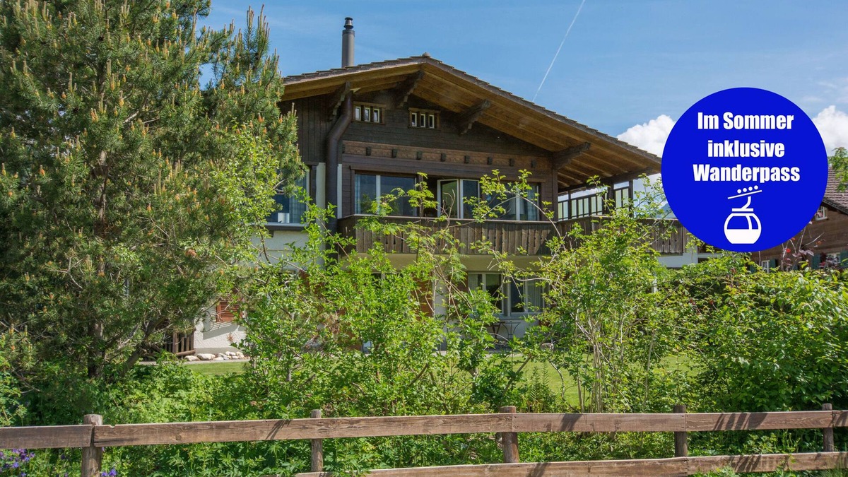 Adelboden Apartment | Cozy vacation apartment with large garden seating area, near the Chuenisbergli.