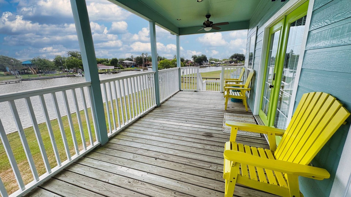 Cedar Lane House | Creekside Getaway perfect for a relaxing weekend of fishing on the creek!